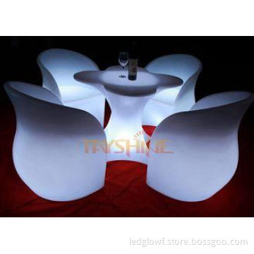 Chargeable LED Glow Furniture With Remote Controller / LED